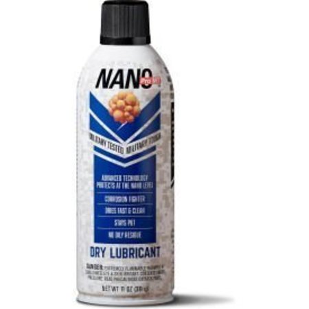 NANO PRO MT NDT11D - Nano Dry Lubricant - 11 oz Aerosol Can - Package Qty 12 NDT11D